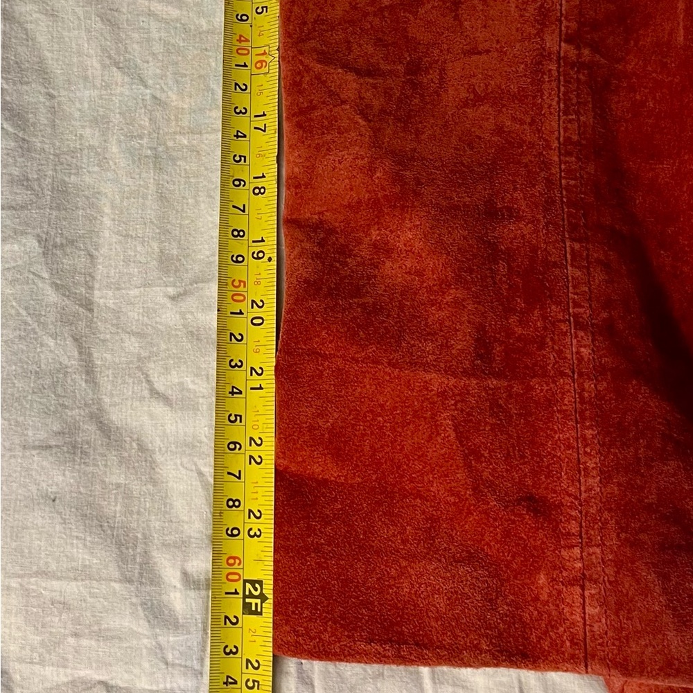 Vintage Red Suede Leather Jacket Liz Claiborne 14 Work to Weekend - Picture 12 of 15